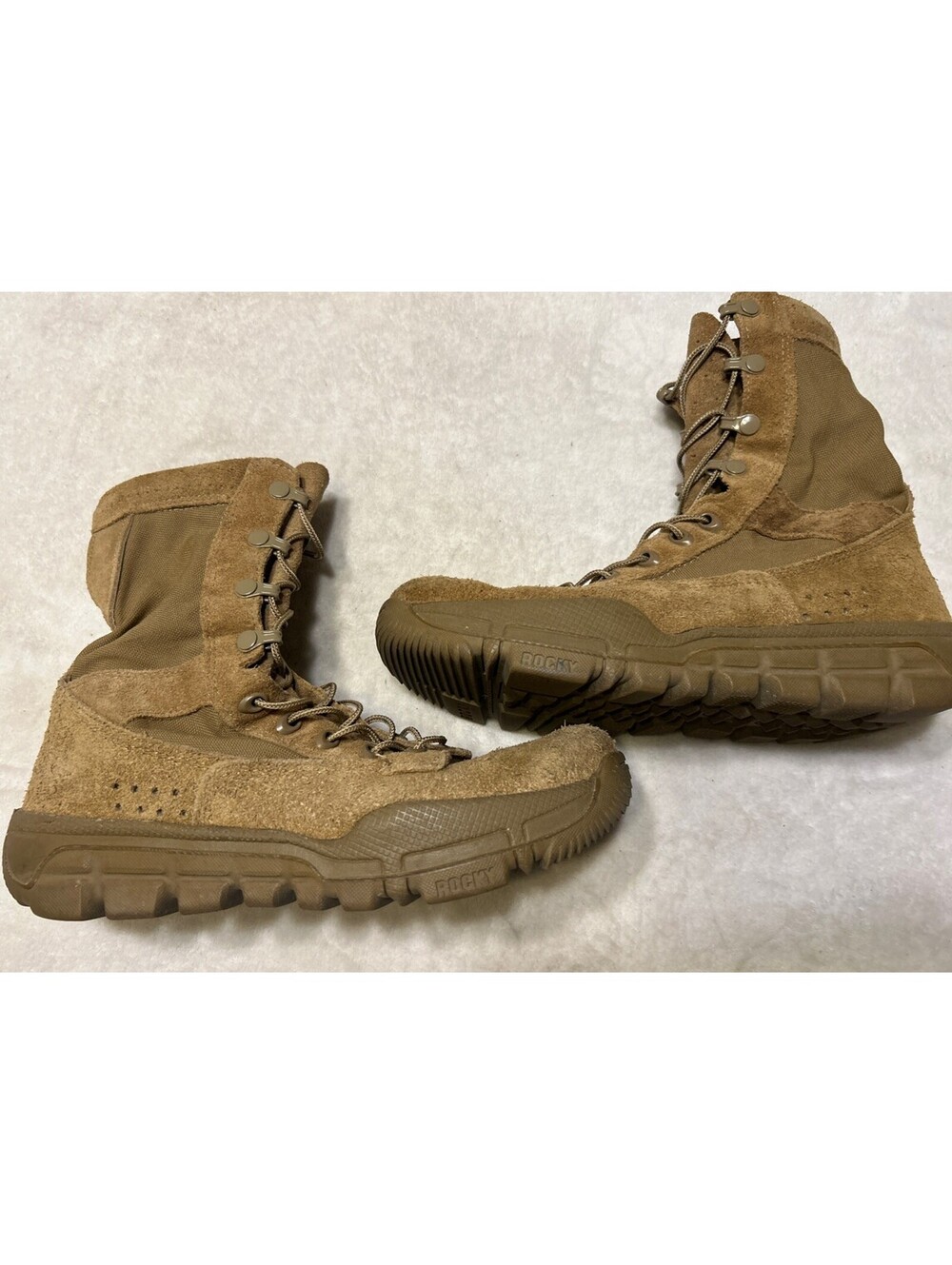 Rocky Boots Men’s 7.5 M RLW Lightweight Combat Coyote RKC042 Military Army